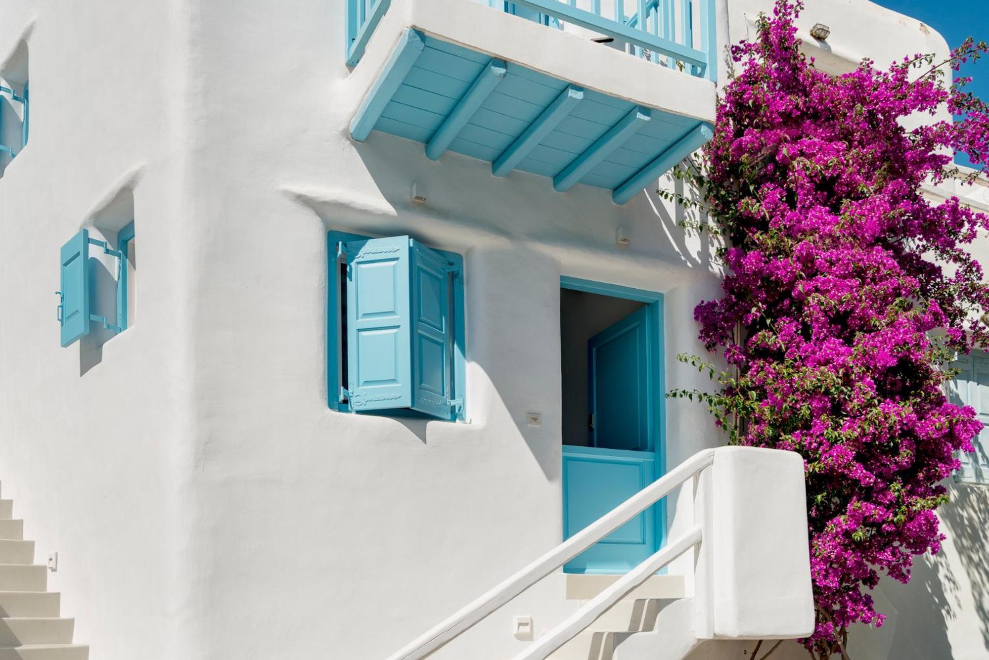 Mykonian Mews Luxury Suites Псароу Экстерьер фото